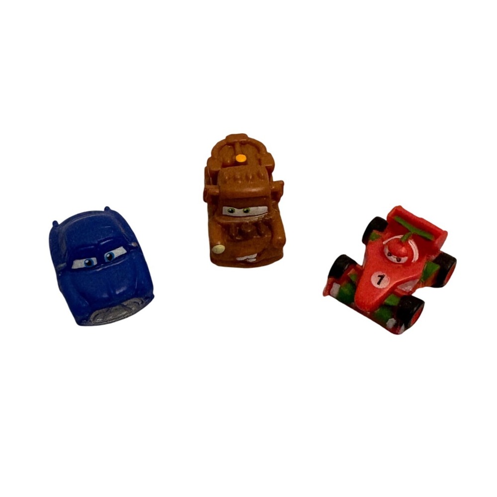 Disney Pixar Cars Mini Toy Cars Lightning McQueen Mater Luigi Squinkies Retired